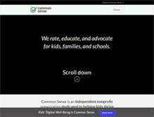 Tablet Screenshot of commonsense.org